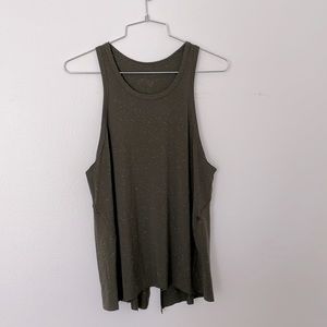 Lululemon Green Marled Tie Back tank